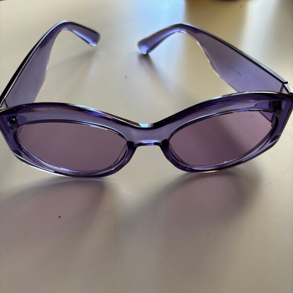 Zara Purple Frame and Lens Sunglasses - Picture 4 of 4